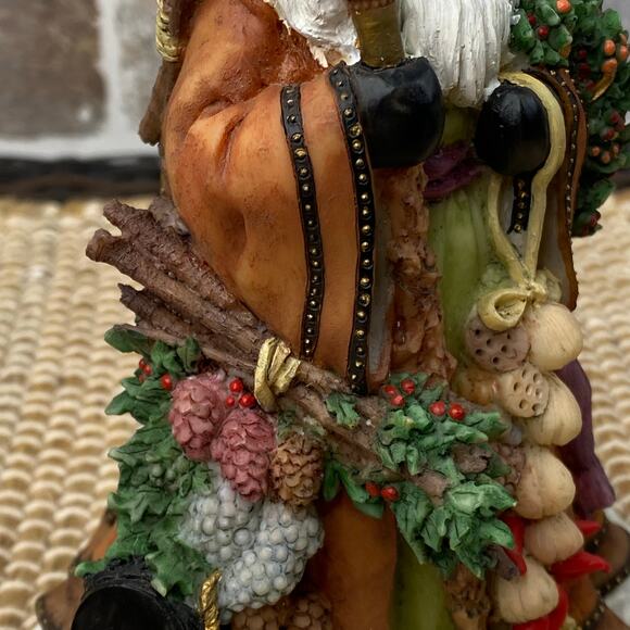 1997 Santa's Bounty 9531 Figurine Signed Peggy Abrams Making Seasons Bright - Picture 12 of 14